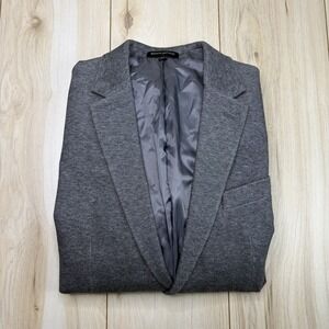 Banana Republic Mens 100% Cotton Knit Nailhead Sports Jacket Gray Size 46L  Slim